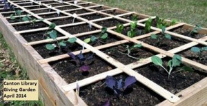 Giving Garden at Canton branch library